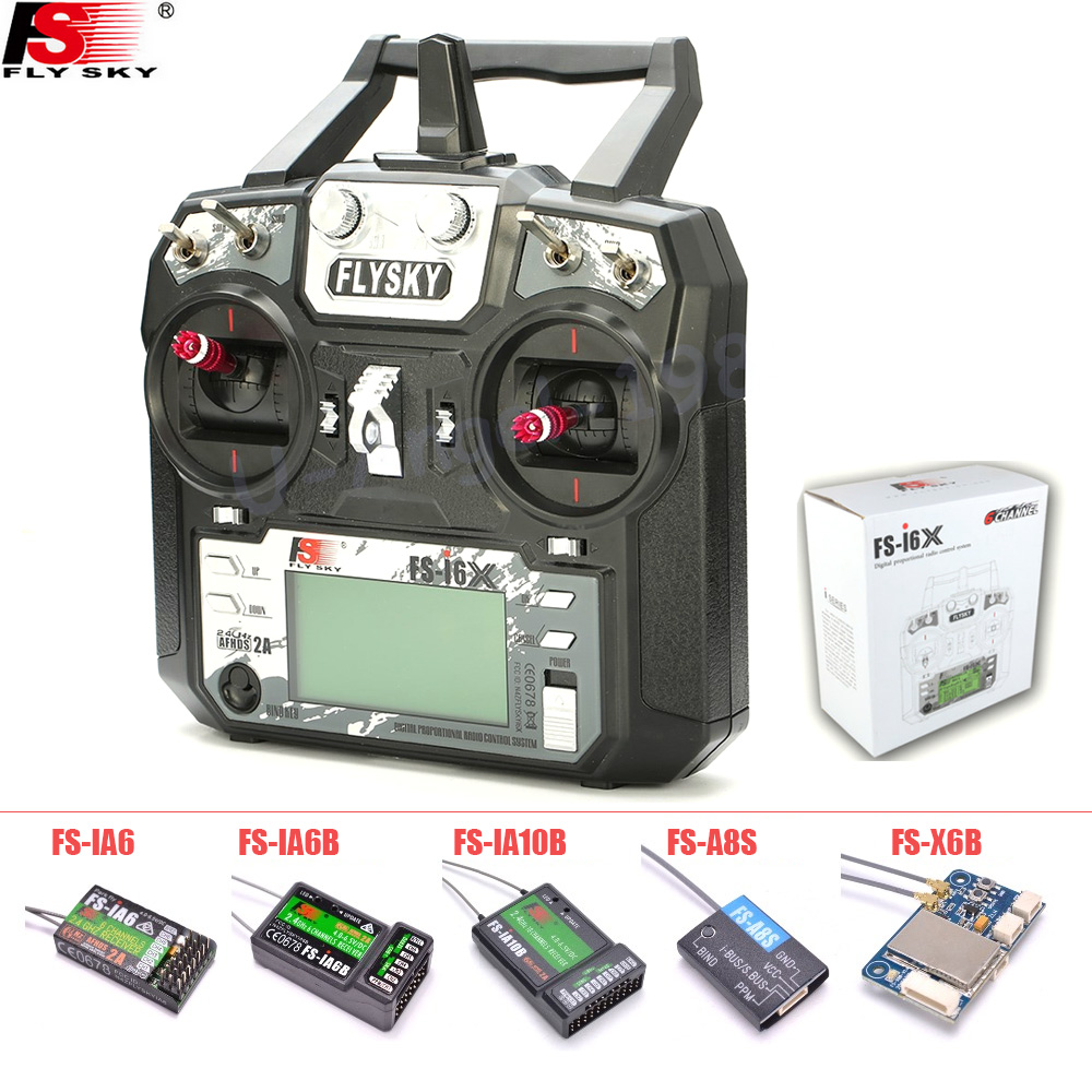 FLYSKY FS-i6X FS i6X 10CH 2.4G - Drone Battery Adapter のレビューと価格