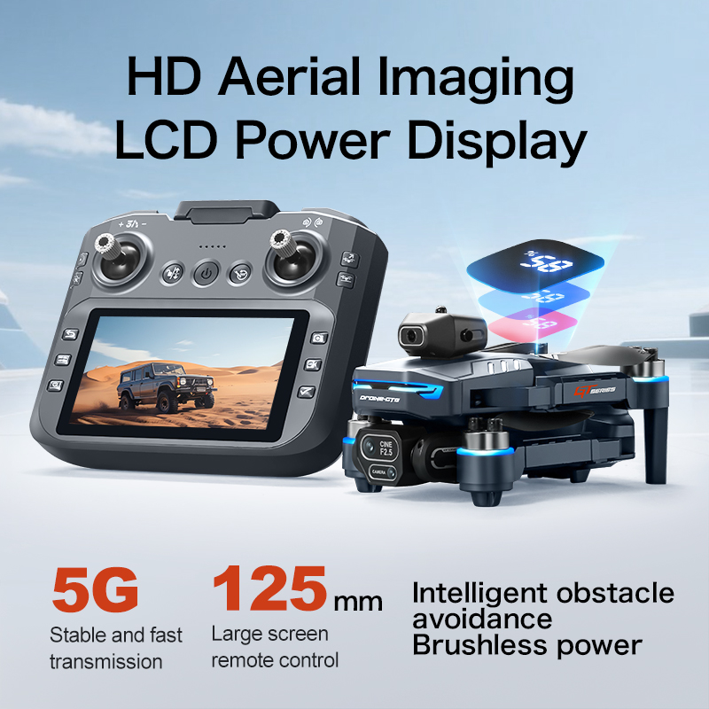 GT8 障害物回避空中ドローン – 大画面リモコン付き HD - Drone Battery Charger のレビューと価格