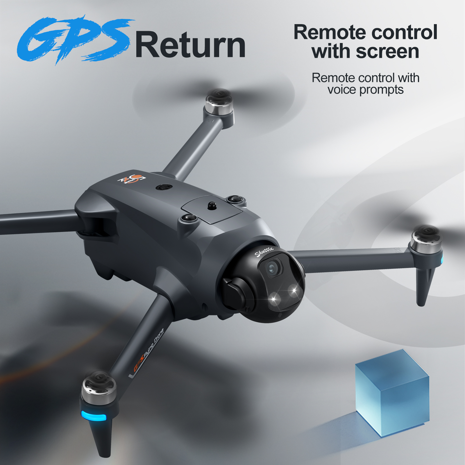 YL059 FPV GPSクアッドコプタードローン 8K H - Drone Beacon Light のレビューと価格