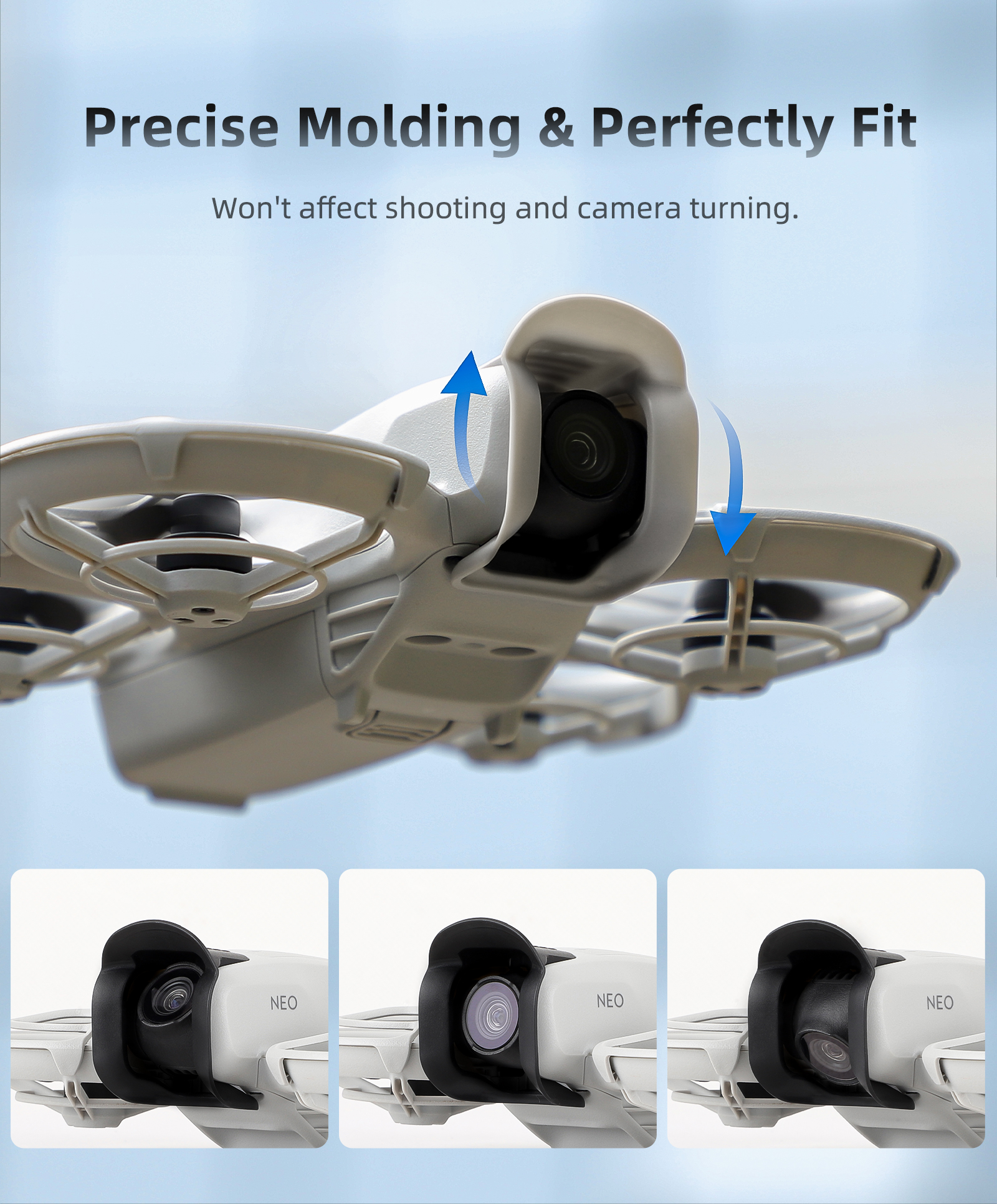 レンズフード DJI NEO ボディカーブ効果的なアンチグレ - Drone Sun Shade のレビューと価格