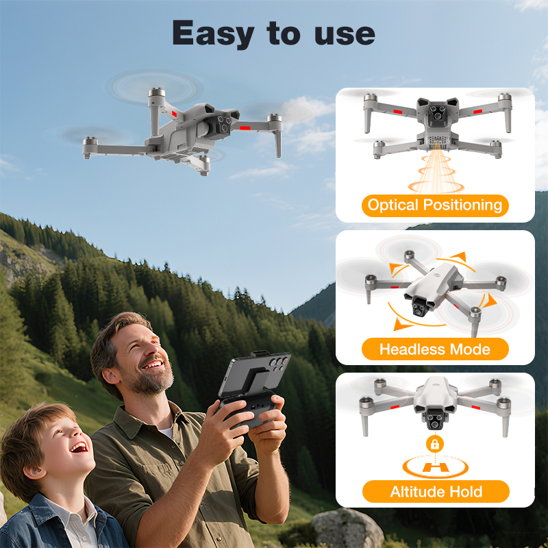 新型ホットL017プロドローン ブラシレス 3Dロール 36 - Drone Power Bank のレビューと価格