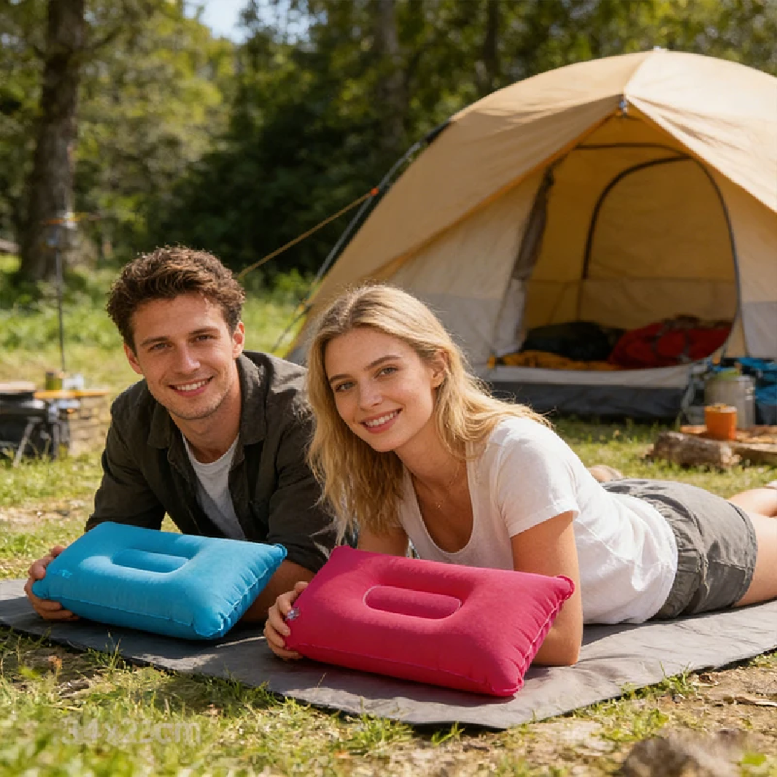 2 個のインフレータブル旅行枕ポータブル超軽量キャンプエア枕 - Drone Backpack のレビューと価格