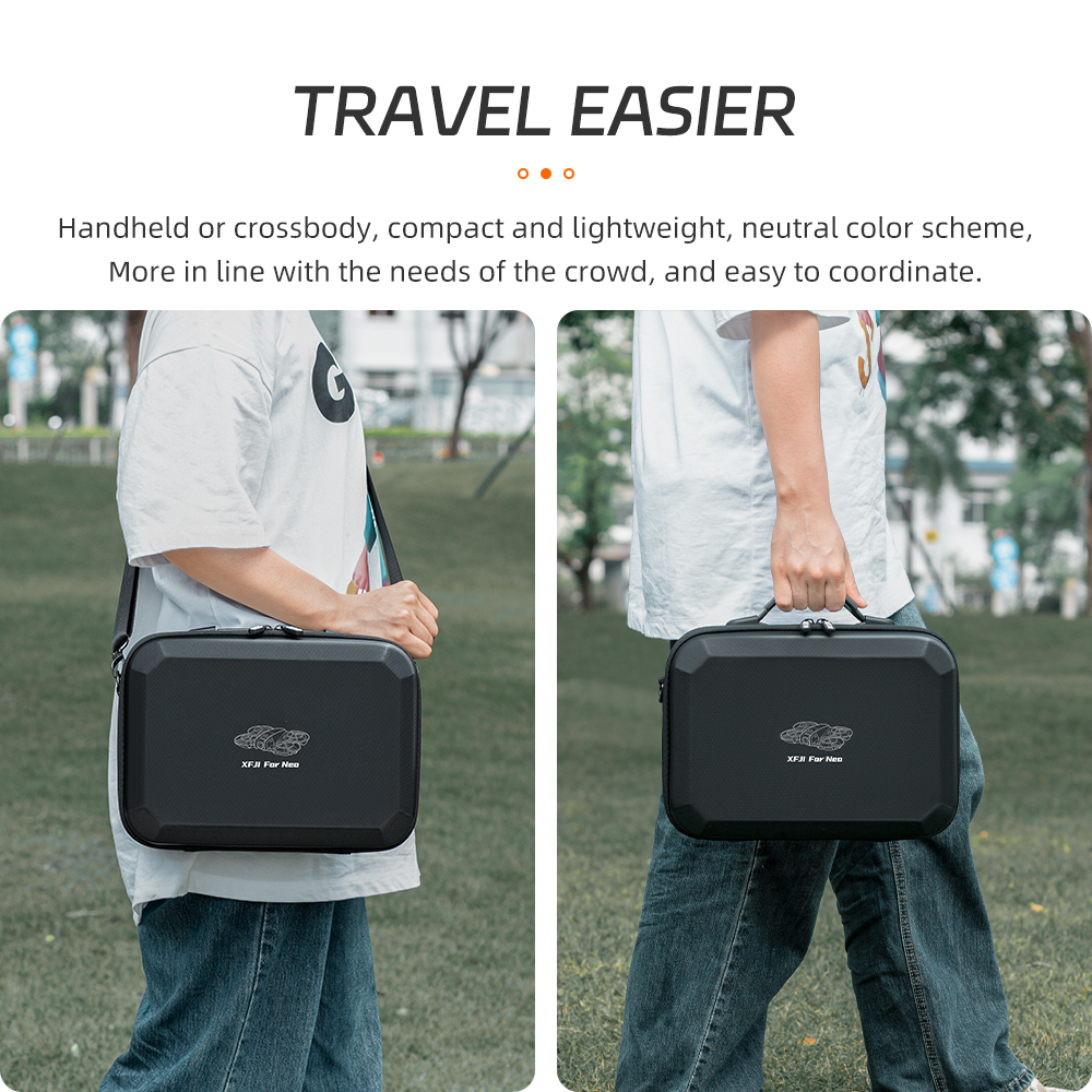 XFJI キャリングケース DJI NEOコンボ対応 PUレ - Drone Hard Shell Case のレビューと価格