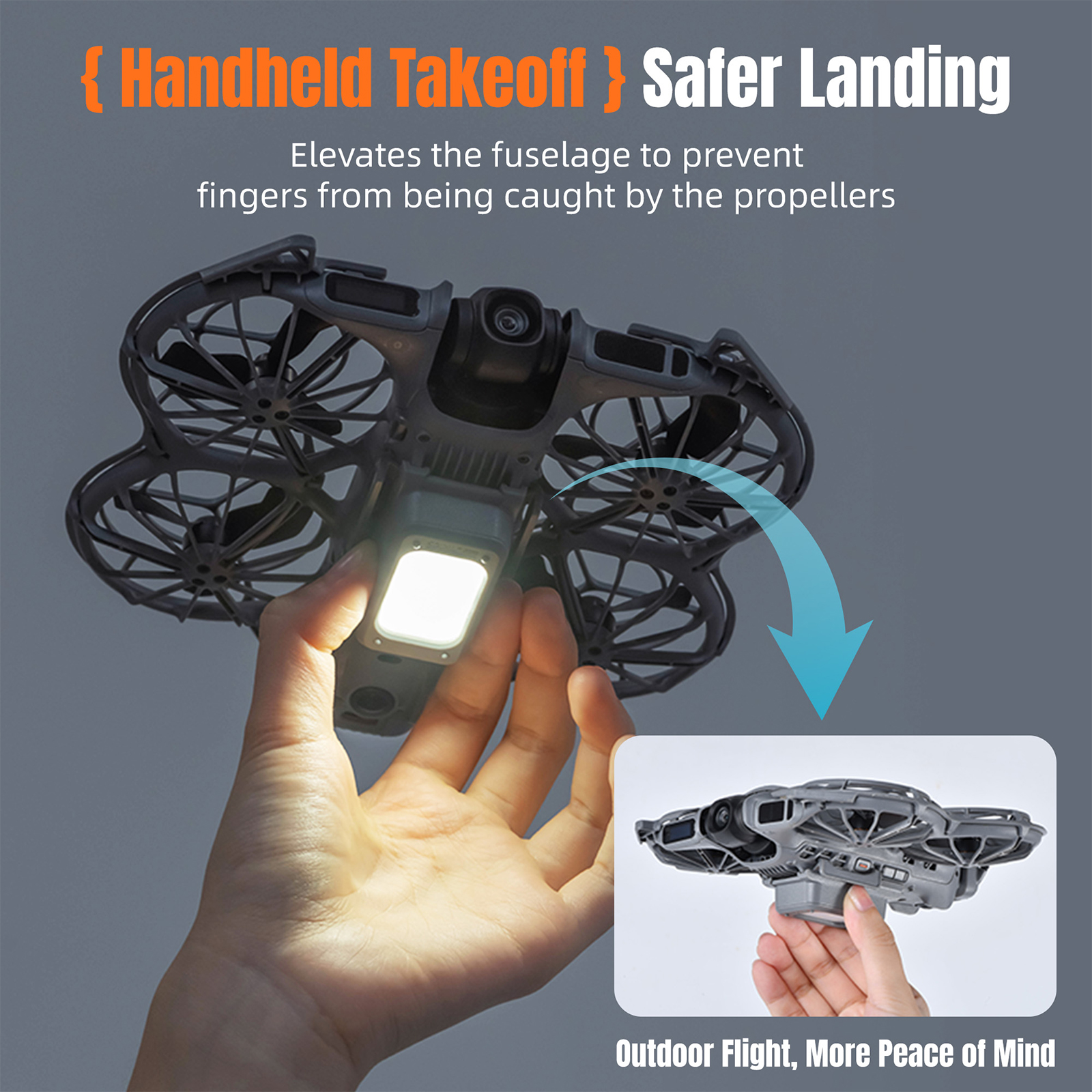充電式 LED ランディングギア フラッシュ LED ライト - Drone Beacon Light のレビューと価格